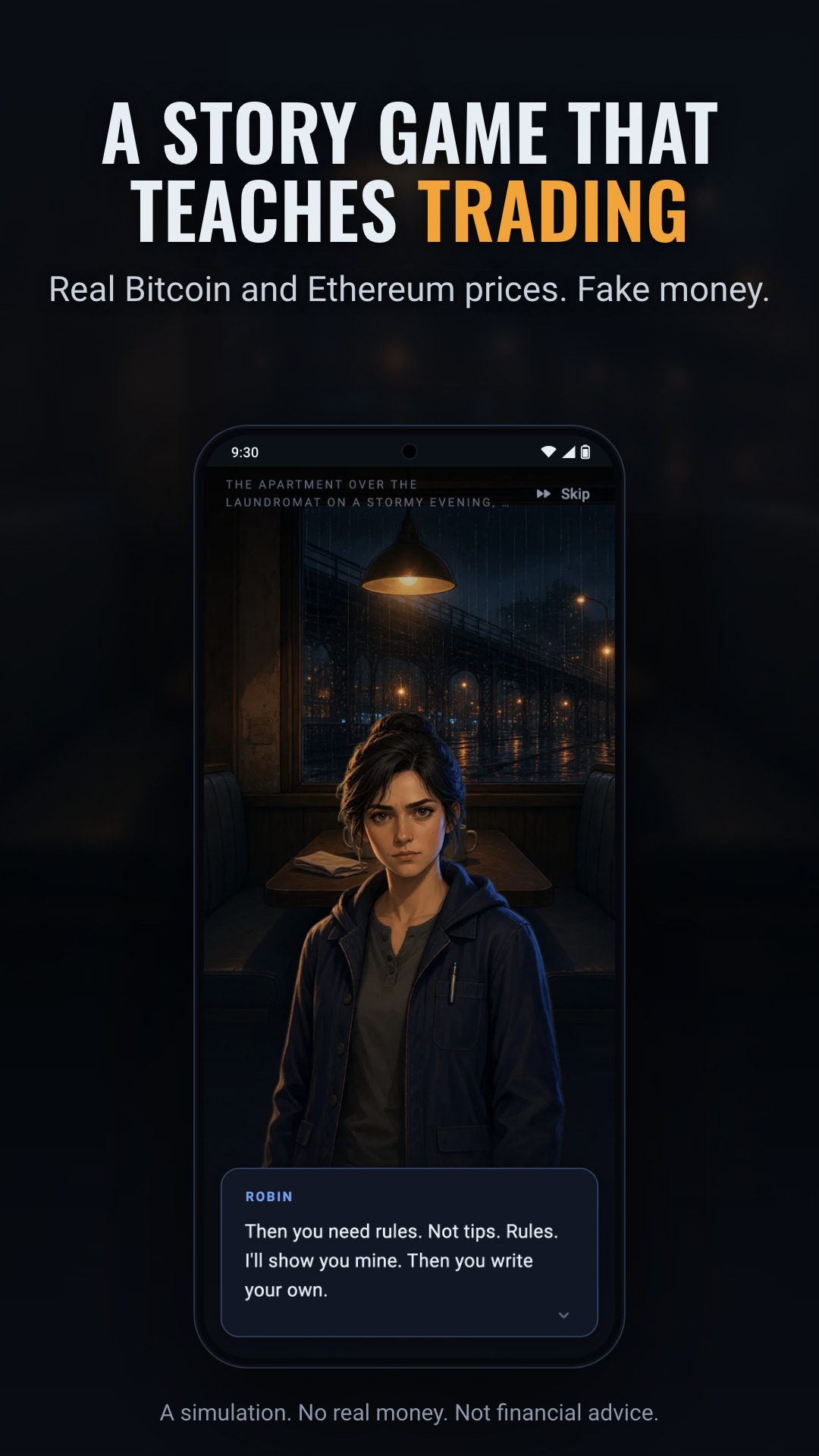 Screenshot: story
